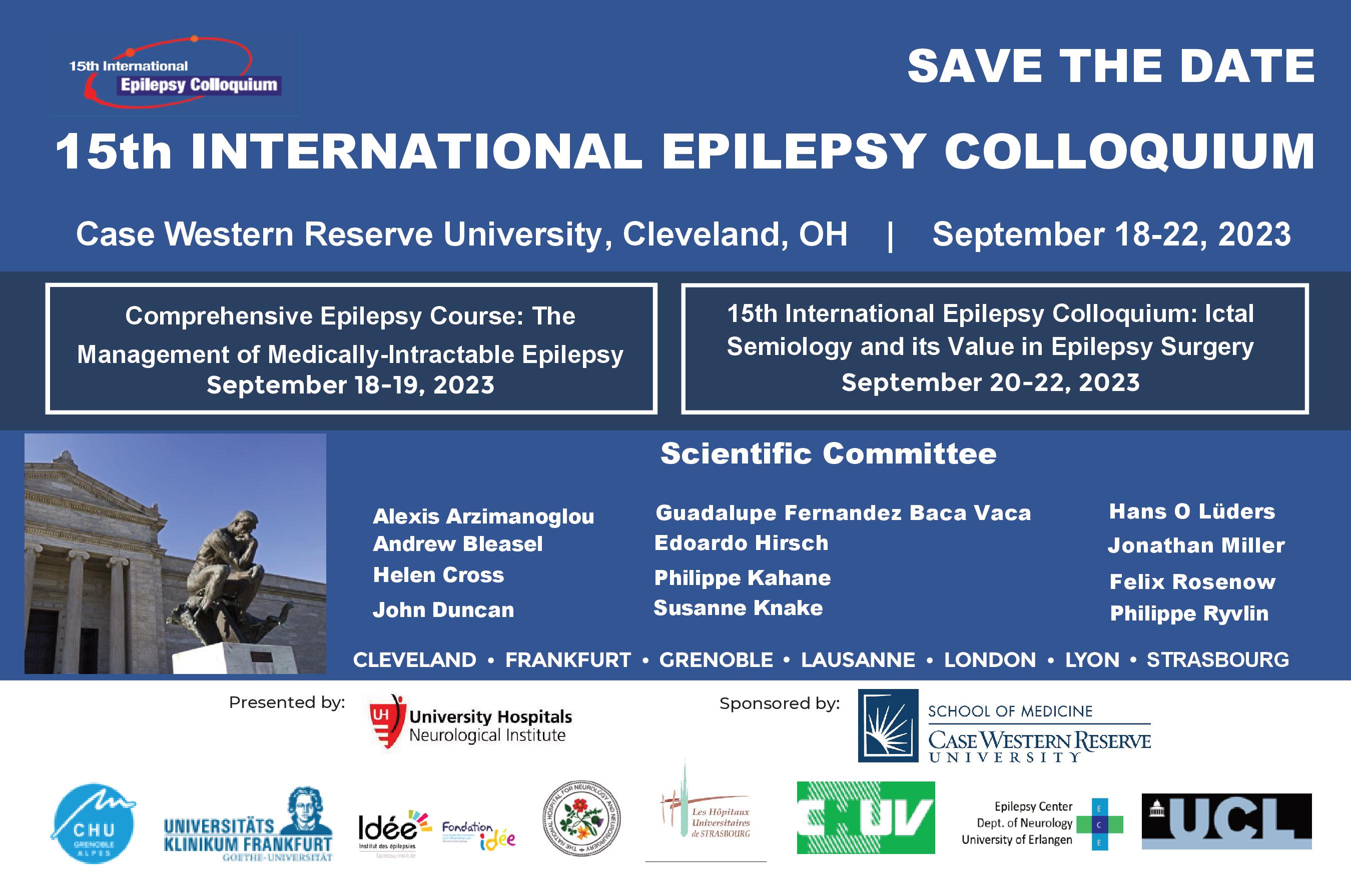 The 15th International Epilepsy Colloquium: Ictal Semiology and its Value in Epilepsy Surgery Banner